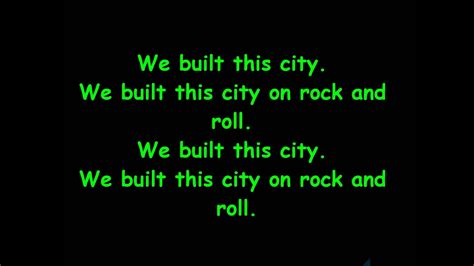 we built this city lyrics